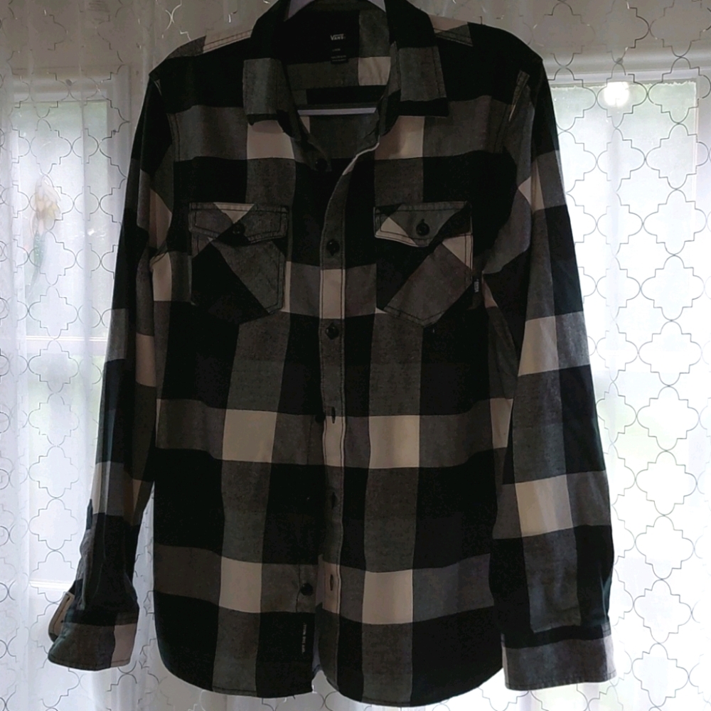 Vans button down, large
